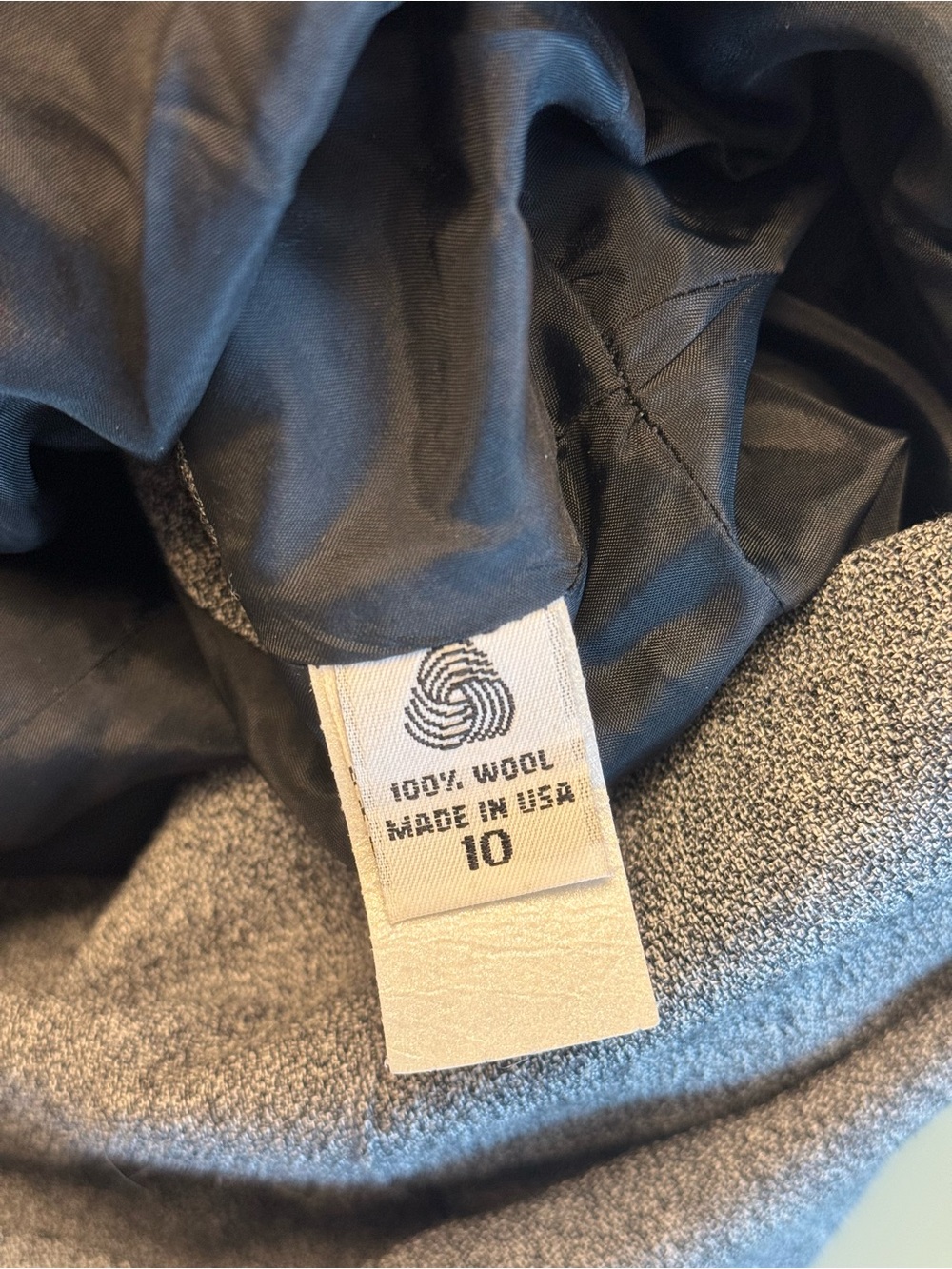 Vintage Bebe 100% Wool Colorblock Pinafore A-Line Mini Dress (Made in USA) - Picture 3 of 10
